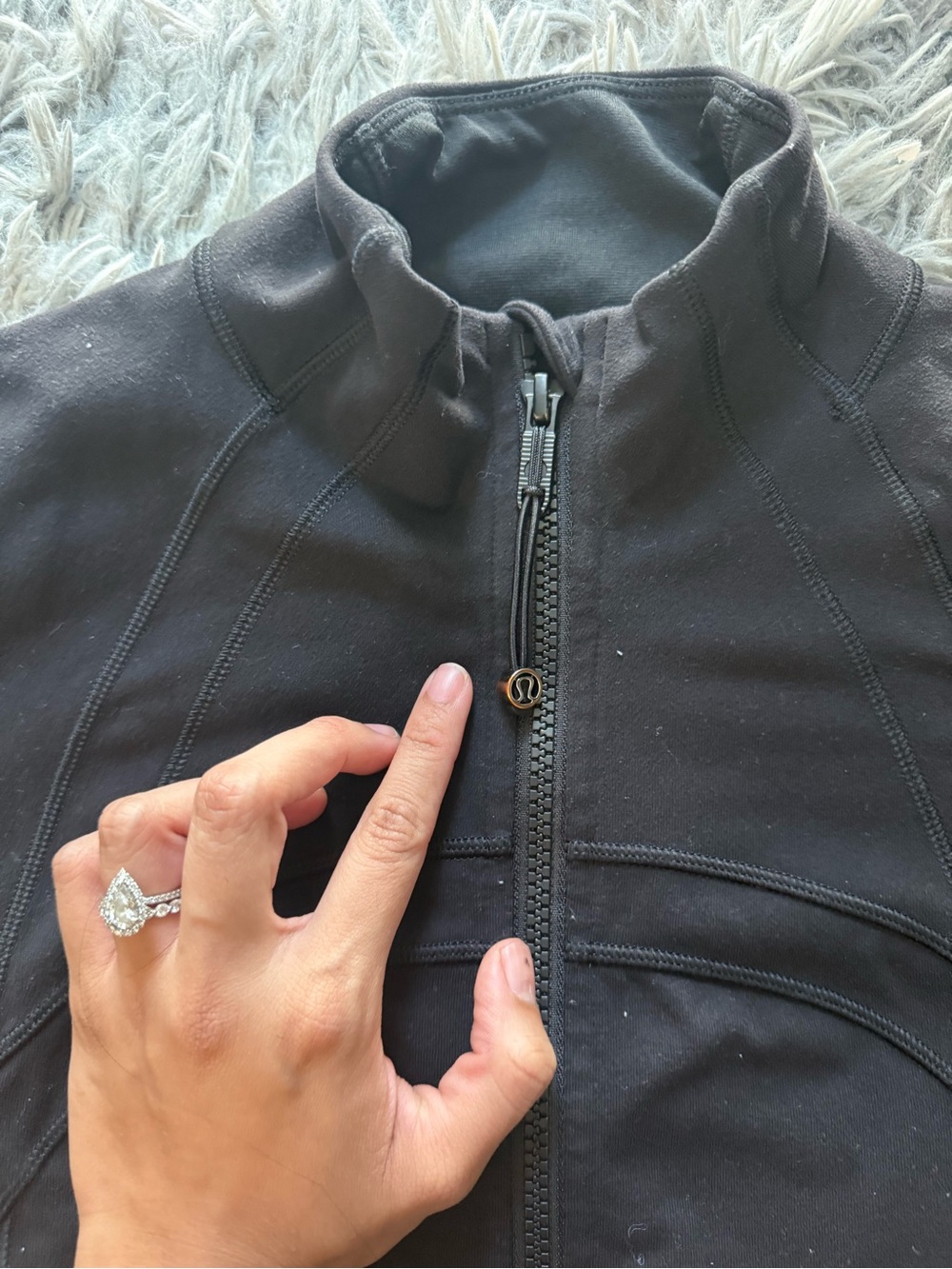 lululemon athletica Black Zip-Up Sculpting Jacket - Picture 3 of 5